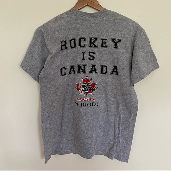 Canada is Hockey - Hockey is Canada Period Cotton T Shirt - Picture 4 of 6